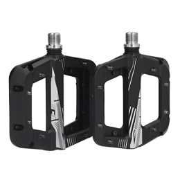 Nikou Mountain Bike Pedal Bicycle Pedals, Bicycle Cycling Bike Pedals Lightweight Nylon Fiber Bearing Bicycle Platform Flat Pedals for Road Mountain Bikes