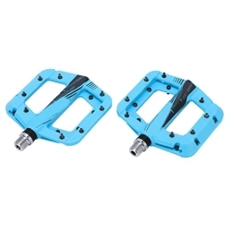 plplaaoo Spares Bicycle Pedals, Bike Pedal, Platform Bicycle Pedal, Mountain Bike Pedals, Road Bike Pedals, 2pcs Anti Skid Mountain Bike Pedal Sealed Bearing Design Metal Bicycle Pedal for Cycling