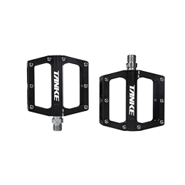 UDERUI Spares Bicycle Pedals, Bike Pedals Oil Slick Mountain Bicycle Pedals MTB Platform Aluminum Road Bike Pedals Bearing Anti-Silp Folding Bike Pedals Bicycle Parts (Color : Black)