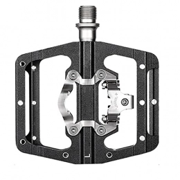 Bicycle Pedals, Dual-Purpose Aluminum Alloy Mountain Bike Pedals, can Distinguish Left and Right,Lightweight and Effortless, with Non-Slip Screw