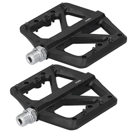FZALYB Mountain Bike Pedal Bicycle Pedals Fiber Bearing, Widen Antiskid Pedals, Double Sided Bike Pedal, for Mountain Bike, 2Pcs