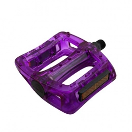 Lidada Mountain Bike Pedal Bicycle Pedals High-Strength Plastic Pedals Universal Bicycle Pedals Lightweight Mountain Bike Pedals for 9 / 16 MTB BMX Road Mountain Bike Cycle, Purple