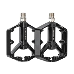 CHAW Mountain Bike Pedal Bicycle Pedals, Hollow Lightweight Aluminum Anti-Slip Mountain Bike Pedals with Sealed Bearing, Cycling Bike Pedals for Road, Mountain Bikes, Folding Bike