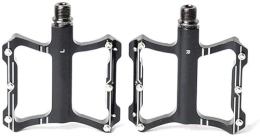 NAMEXA Mountain Bike Pedal Bicycle Pedals, Mountain Bike Pedal, Mountain Bike Pedals Bicycle Pedal, Bike Pedal Sealed Bearing Aluminum Alloy Pedal For Road Mountain BMX MTB 9 / 16'' (Color : Black)