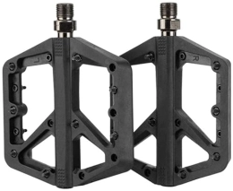 NAMEXA Spares Bicycle Pedals, Mountain Bike Pedal, Mountain Bike Pedals MTB Pedals Bicycle Pedals Aluminum Sealed Bearing Lightweight Pedals For MTB Road Bike 9 / 16 (Color : Black)