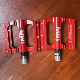 Donglinshangcheng Spares Bicycle pedals, mountain bike pedals Aluminum Alloy Road Bike Pedals Ultralight MTB Bearing Long Axis Bicycle Pedal Bike Parts Suitable for general mountain bikes, road bikes, c ( Color : Red )