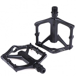 Donglinshangcheng Mountain Bike Pedal Bicycle pedals, mountain bike pedals Bicycle Pedals CNC Aluminum Body For MTB Road Cycling Bicycle Pedal 123 *100 *18mm Suitable for general mountain bikes, road bikes, c ( Color : Black )
