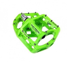 Donglinshangcheng Mountain Bike Pedal Bicycle pedals, mountain bike pedals Magnesium Alloy Road Bike Pedals Ultralight MTB Bearing Bicycle Pedal Bike Parts Accessories Suitable for general mountain bikes, road bikes, c ( Color : Green )