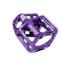 Donglinshangcheng Spares Bicycle pedals, mountain bike pedals Magnesium Alloy Road Bike Pedals Ultralight MTB Bearing Bicycle Pedal Bike Parts Accessories Suitable for general mountain bikes, road bikes, c ( Color : Purple )