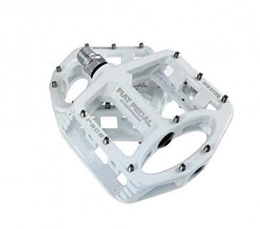 Donglinshangcheng Mountain Bike Pedal Bicycle pedals, mountain bike pedals Magnesium Alloy Road Bike Pedals Ultralight MTB Bearing Bicycle Pedal Bike Parts Accessories Suitable for general mountain bikes, road bikes, c ( Color : White )