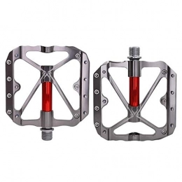 Donglinshangcheng Spares Bicycle pedals, mountain bike pedals Mountain Bike Pedals Non-Slip Bike Pedals Platform Bicycle Flat Alloy Pedals 9 / 16 Needle Roller Bearing Suitable for general mountain bikes, road bikes, c