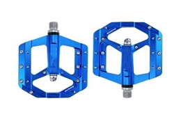 Donglinshangcheng Mountain Bike Pedal Bicycle pedals, mountain bike pedals Ultralight CNC Aluminum Alloy Bearings Bicycle Pedal MTB BXM Pedals Bicycle Pedal Suitable for general mountain bikes, road bikes, c ( Color : Blue )