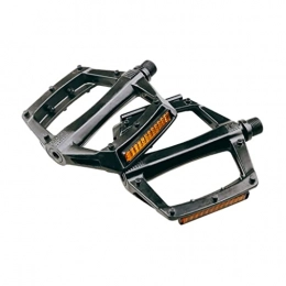 Bicycle Pedals Non Slip Mountain Bike Platform Pedals with Reflective Strips 1Pair
