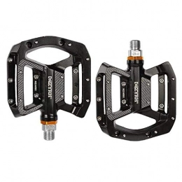 BGGPX Spares Bicycle Pedals Platform Aluminum Alloy Mountain Road Bike Bearing Pedals Riding Bike Accessories Mountain MTB Bike Pedal (Color : Black)