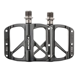 Jane Eyre Spares Bicycle pedals, wide platform pedal made of ultralight aluminium alloy, metal bicycle pedals for mountain bike, road bike, downhill, BMX, trekking with large platform, bike pedals 9 / 16 inch axle