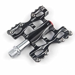 BIENKA Bike Bicycle Flat Pedal Aluminum Alloy with DU Sealed Bearing CNC Machined and Anti-Skid Pins for Road Mountain Bikes pedal