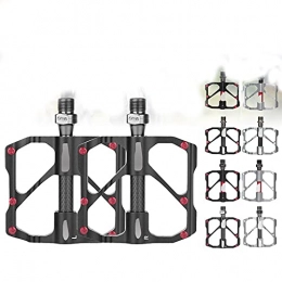 BUYD Mountain Bike Pedal Bike Bicycle Pedals Mtb Pedal Mountain Bike Quick Release Road Bicycle Pedal Platform Anti-slip Ultralight Pedals Carbon Fiber 3 Bearings for Mtb Aluminum Alloy (Color : Road Carbon Fiber B)