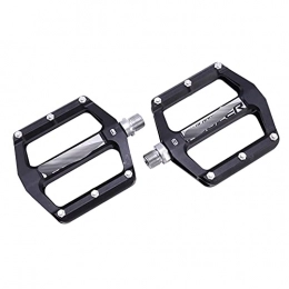 BUYD Mountain Bike Pedal Bike Bicycle Pedals PD50 Mountain Bike Bicycle Pedals Cycling Aluminium Alloy Pedals Bicycle Mountain Bicycle Pedal Flat Aluminum Alloy (Color : Black)