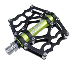 BIKERISK Spares Bike Cycling Pedals Lightweight Aluminum Alloy Mountain Bike, Road Bike, Fixed Gear Bicycle Sealed Bearing Pedals 9 / 16 '', Green