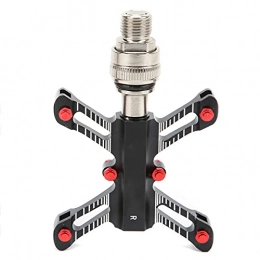 Bnineteenteam Spares Bike Flat Pedal, Bike 3 Bearing Quick Release Pedal CNC Aluminum Alloy Mountain Bicycle Black Pedal