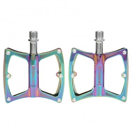LLF Spares Bike Pedal, Mountain Bike Bicycle Accessories Left Right Non-slip Aluminum Alloy Bearing Pedals Multiple Colors Bicycle Accessories