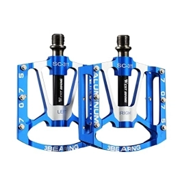 Bike Pedal Set - MTB Pedals Mountain Bike Pedals - 3 Bearing Non-Slip Bicycle Platform Pedals for BMX MTB, Universal 9/16 Inch Mountain Bike Pedals Eryue