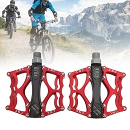 mumisuto Spares Bike Pedals, 1 Pair Mountain Bike Pedals Aluminum Alloy High Speed Bearing Lightweight Non Slip Platform Bicycle Flat Pedals for 25.9Mm / 1.0In Bicycles