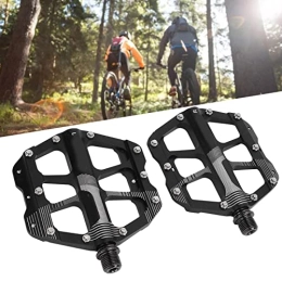 Honiwu Mountain Bike Pedal Bike Pedals, 1 Pair / set Non Slip Ultralight Bicycle Pedal 107mm Widen Tread 3 Bearing Bike Pedals Accessory