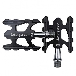 likeitwell Mountain Bike Pedal Bike Pedals 9 / 16 Cool Looking Great Performance Sealed Bearing Mountain Bicycle Pedals Aluminum Alloy Road Bike Pedals