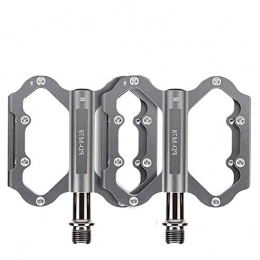 Aquila Spares Bike Pedals Aluminum Alloy Bearing Bearing Pedal Bicycle Bicycle Accessories Mountain Bike Bicycle Pedal (Color : Gray, Size : One size) ( Color : Gray , Size : One Size )