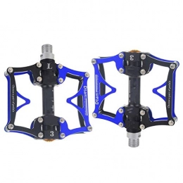 Madeinely Mountain Bike Pedal BIke Pedals Aluminum Alloy Bike Bicycle Pedal Ultralight Professional 3 Bearing Mountain Bike Pedal Mountain Bike Pedals (Size:90 * 103 * 21 Mm; Color:Blue)