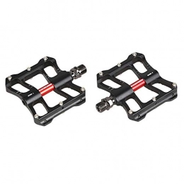 STRTT Spares Bike Pedals Aluminum Anti Slip Durable Mountain Bike Flat Pedals Ultralight Mtb Bmx Bicycle Cycling Road Bike Hybrid Pedals for 9 / 16 Inch with Sealed Bearings Axle