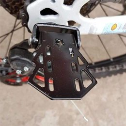 XCRUI Mountain Bike Pedal Bike Pedals Axle Mountain Bike Metal Bicycle Pedal Rear Seat Foot Pegs Nonslip Cycling Stand Folding Rest Pedal Bike Accessories