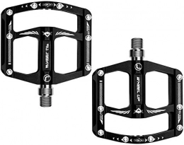 Bike Pedals, Bicycle Flat Platform With Aluminum Alloy Body Cr-Mo Spindle Sealed Bearings, Mountain Bike Pedals