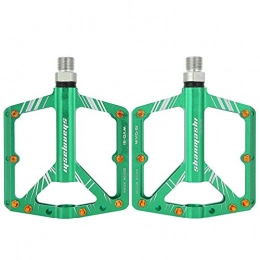 BLLBOO Mountain Bike Pedal Bike Pedals-Bicycle Pedals BIKEIN 9 / 16 Ultralight Aluminium Alloy Fashion color Mountain Road Bike Pedals (green)