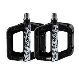 ComfYx Spares Bike Pedals Bicycle Pedals Shockproof Mountain Bike Pedals Non-Slip Lightweight Nylon Fiber Bicycle Platform Pedals For MTB 9 / 16 Inches Mountain Bike Pedals (Color : Black)