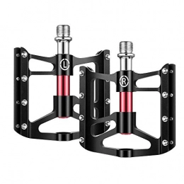 ZHIPENG Spares Bike Pedals Bicycle Platform Pedals of Mountain Bikes Are Made of Aluminum Alloy Material, And The Surface Is Made by Anodizing Process, Which Is Higher in Strength, Simple And Fashionable, Black