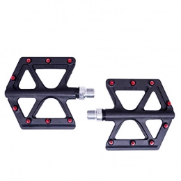 PPCAK Mountain Bike Pedal Bike Pedals Carbon Fiber Ultralight Flat Pedal Alloy MTB Cycling Pedal Mountain Road Bicycle Riding Accessories
