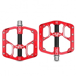 STRTT Spares Bike Pedals Flat Pedals Mountain Bike Pedals Platform Cycling Sealed Bearing 9 / 16 Universal Lightweight Aluminum Alloy Platform Pedal for Mtb Mountain Road Bicycle