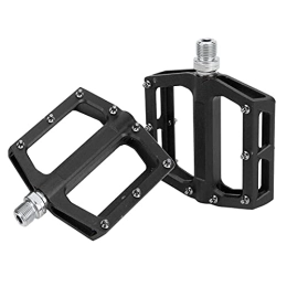Shanrya Spares Bike Pedals, Light Weight Mountain Bike Pedals for Riding for Cycling Enthusiasts(red)