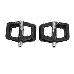 Teamsky Spares Bike Pedals, Lightweight Nylon Fiber Bearing Bicycle Platform Flat Pedals for Road Mountain Bikes