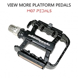 SZJ Spares Bike Pedals Mountain Bike Aluminum Pedals Wide Non-slip Feet Road Pedals Mountain Bike Road Bike Fixed Gear Bicycle Sealed Bearing Pedals