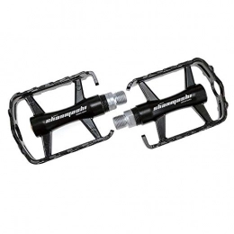 Aquila Mountain Bike Pedal Bike Pedals Mountain Bike Palin Aluminum Alloy Pedals Anti-skid Comfortable Bicycle Folding Pedals 07 Bearing Pedal (Color : Black, Size : One size) ( Color : Black , Size : One Size )