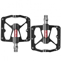 Aquila Mountain Bike Pedal Bike Pedals Mountain Bike Palin Bearing Aluminum Alloy Bicycle Pedal Thickened and Durable Bicycle Pedal (Color : Black, Size : One size) ( Color : Black , Size : One Size )