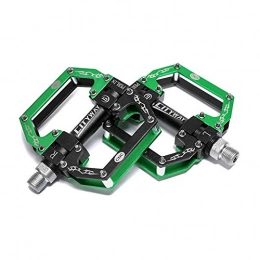 WANYD Spares Bike Pedals Mountain Road, Mountain bike bearing pedal dead fly pedal-black green