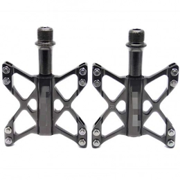 Madeinely Spares BIke Pedals MTB BMX Mountain Pedals 3 Bearing Platform Pedals Mountain Bike Pedals (Size:One Size; Color:Titanium Grey)