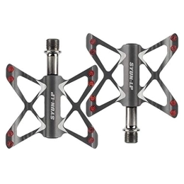 Lidylinashop Spares Bike Pedals Mtb Pedals Flat Pedals Bicycle Pedals Bmx Pedals Cycling Accessories Cycle Accessories Mountain Road Bike Pedals Bike Accessories gray, free size