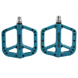 CDSL Spares Bike Pedals Nylon Fabric Anti Slip Durable Mountain Bike Pedals Ultralight Mtb Bike Hybrid Pedals for 9 / 16 Inch (Color : Lake Blue)