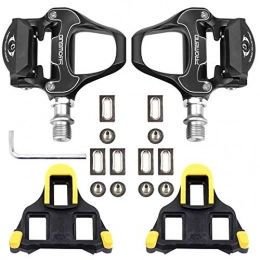 Honeyhouse Mountain Bike Pedal Bike Pedals, PD-R97 Bike Pedal Bicycle Platform Pedals Aluminum Alloy Road Bike Pedals for Fixed Gear Bike, Mountain Bicycle, 1 Pair