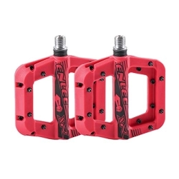 BOENTA Spares Bike Pedals Pedals Cycle Accessories Road Bike Pedals Flat Pedals Mountain Bike Accessories Bmx Pedals Bike Accesories Bicycle Accessories red, One Size